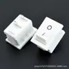 Interruptor tipo barco Kcd1 Blanco de Dos Pines Dos Velocidades Patas Cortas Punto de Cobre Punto de Plata Apertura 21X15Mm Certificado Kc Corea
