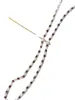 Perlas Finas Rosas y Rojas con Pedrería, Cadenas de Cristal, Accesorios para Joyería DIY, Accesorios Decorativos Hechos a Mano, Accesorios para el Cabello