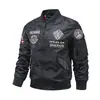 Jaqueta de Voo Transfronteiriça Masculina Live Supply Primavera e Outono Ma1 Jaqueta de Piloto Uniforme de Beisebol Tamanho Grande