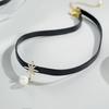 Bamang Star Pearl Collar Feminino Gargantilha Pescoço Curto Colar Preto Clavícula Corrente Nova Moda 2025