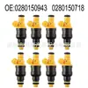 0280150943 Para ForD F150 F250 Boquilla Inyector de Combustible 0280150718 9F593-D5A