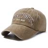 Gorra de Béisbol Gorra de Algodón Lavado Gorra con Visera Bordada de Nueva York Gorra de Béisbol Bordada para el Sol Gorra de Béisbol Lavada