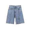 2023 novos shorts jeans com buracos calças femininas verão Nova Tendência cintura alta slim calças de perna larga Geração de cabelo