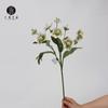 Fábrica direta europeia e americana simulação de flores de Natal flor rosa falso decorador de flores atmosfera de casamento arranjo de flores adereços de tiro