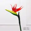 Lujo Ligero Flor Artificial Ave del Paraíso Individual Se Siente Artificial Flores Artificiales Planta Floral de Interior Decoración Strelitzia Reginae Simulada