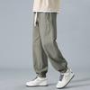 Pantalones caqui japoneses para hombre, de marca de moda, de primavera y verano, holgados, estilo americano, bordados, estilo Duffian, ropa de trabajo elegante, pantalones casuales.
