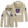 Chamarra con logo de coche 2021 nueva para hombre, deportiva casual con cremallera y capucha, conjunto de béisbol, comercio exterior de Europa y Estados Unidos, ropa para hombre de talla grande