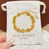Venta Caliente Nuevo Estilo Chino Exquisito Retro Moda Versátil Pulsera de Monedas de los Cinco Emperadores Lujo Ligero Sensación de Alta Gama Temperamento Joyería de Mano Al por Mayor
