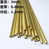 Diámetro 1 2 3 4 40 50 mm tubo redondo pequeño de latón capilar hueco de pared delgada h62/h65 tubo de latón protección ambiental