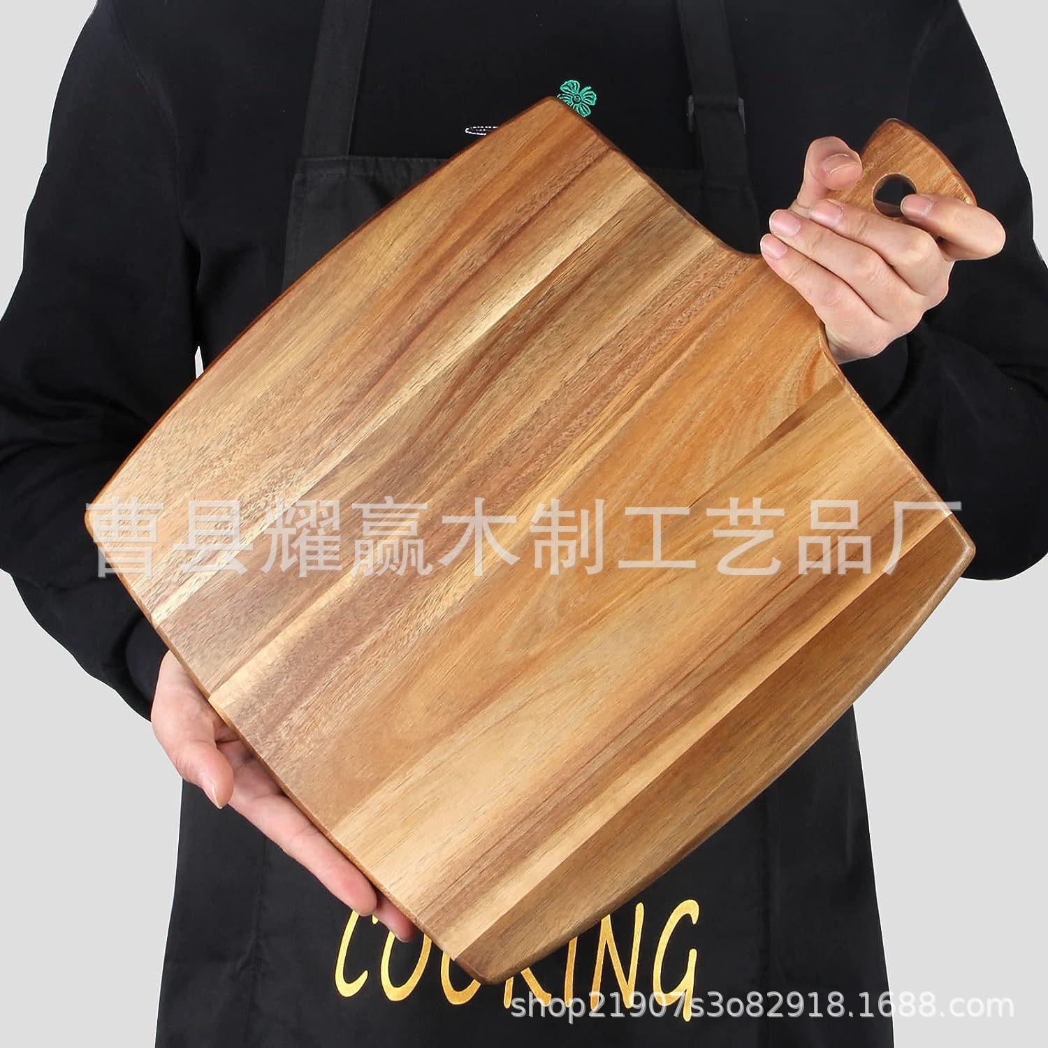 木质砧板家用实木烘焙面包板柚木熟食板披萨牛排板水果托盘BSC