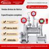 Medidor de Vazão Vortex Lugb Compensação de Temperatura e Pressão Vapor Ar Comprimido Tubulação de Alta Temperatura e Alta Pressão Medidor de Vazão de Oxigênio