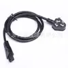 Venta Directa Cable de Alimentación de 3 Conductores Estándar Nacional Enchufe de Serpiente Enchufe Hexagonal con Cola de Flor de Ciruelo C5 Cable de Extensión de Alimentación AC