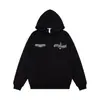 Moletom com capuz bordado de nota musical masculino, moletom casual estiloso e de corte solto, perfeito para primavera e outono, marca da moda