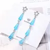 Dz Brincos de tacha com franja de contas redondas estilo moda estrela coreana para mulheres estilo étnico apanhador de sonhos design oco brincos joia de orelha de temperamento