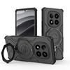 Adequado para Capa de Celular Xiaomi Redmi Note 15 Pro Suporte 360 Redmi Note 14 Capa Protetora Magnética Anti-Queda