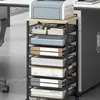 Estante de Almacenamiento de Escritorio Organizador de Archivos de Datos Multicapa Gran Capacidad Estante de Almacenamiento de Archivos Extraíble Oficina