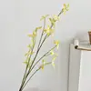 Flores Artificiais Phalaenopsis e Girassol para Decoração de Sala de Estar em Casa, Flores Artificiais para Arranjo de Cena de Salão de Casamento, Arranjo de Flores, Adereços de Fotografia