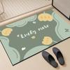 Alfombrilla de Piso para Baño, Alfombrilla Antideslizante para Baño, Absorbente Puerta de Inodoro, Diatomeas para Inodoro Secado Rápido Alfombrilla para Pies, Alfombra de Baño