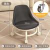 Puleia Dropshipping Banquinho Baixo Removível Costura Bonita Limpeza de Chão Banquinho de Costas Sala de Estar de Casa Roda Silenciosa Mesa de Café Banquinho Baixo para Crianças
