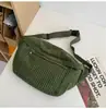 Bolsa transversal feminina simples para todos os tipos de combinações, bolsa de peito de grande capacidade masculina, mochila de marca da moda estilo japonês, bolsa de cintura para estudantes, bolsa de ombro único para mulheres
