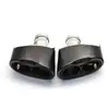 Adequado para modificação de escapamento Audi A4A5A6A7 tubo duplo RS saída dupla quatro saídas fibra de carbono garganta de escape escorpião boca de escape