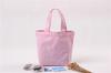 Z01 Bolsa Bento Lona Color Sólido Bolsa de Tela Pequeña Bolsa de Lona Portátil Lonchera Bolsa Cosmética Bolso de Mano Bolsa de Almacenamiento Bolsa Pequeña