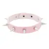 Couro PU Ecológico Europeu e Americano Rock Punk Joias Moda Tendência Exagerado Longo Pulseira de Couro com Espinhos Pulseira de Pulso