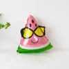 Globos de Película de Aluminio de Frutas y Verduras de Dibujos Animados Decoración para Fiesta de Cumpleaños Infantil Diseño para Ceremonia de Apertura Accesorios para Fotos Venta al por Mayor
