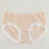 Calcinhas triangulares de algodão puro modal antibacterianas sem costura na virilha, direto da fábrica, para mulheres plus size, calcinhas femininas de cintura média que levantam o bumbum