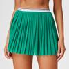 Falda Deportiva Corta Transfronteriza para Mujer, Falda Plisada con Diseño Anti-Exposición, Adecuada para Correr, Fitness, Tenis, Bádminton, Estilo Delgado de Verano