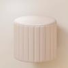 Banquito pequeño para el hogar, banquito bajo redondo para sentarse, taburete simple para cambiarse los zapatos, sofá para sala de estar, mesa de centro, banco cuadrado, calabaza, madera maciza, taburete de cuero