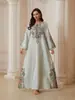 Sw2602 Roupão Transfronteiriço Amazon Vestido Estampado Turco Vestido Longo Estilo Étnico