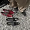 Zapatos Cuadrados de Piel de Vaca de Primera Capa para Mujer con Aumento Oculto de Altura, Novedades de Principios de Primavera, Forro de Piel Genuina, Cómodos Zapatos de Caña Media para Mujer, Modernos