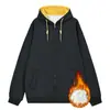 Sudadera con capucha premium estilo americano con cremallera para hombre y mujer, corte holgado con una sensación de alta gama cleanfit, prenda exterior estilo cárdigan