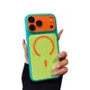 Funda Magnética con Textura de Tela Rojo Borgoña para Xiaomi 17PROMAX Funda Protectora Anticaídas para Huawei MATE70