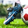 Nuevos Zapatos de Fútbol Casuales Cómodos de Cuero con Tacos para Niños Medianos y Grandes con Velcro para Primavera y Otoño 2023
