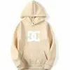 Moletom de Manga Longa com Letra DC para Homens e Mulheres, Moletom da Moda e Simples com Tendência de Rua, Estilo Academia Outono e Inverno