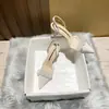 Tacones altos estilo hada, sandalias transparentes, zapatos de mujer, nueva colección de verano 2026, elegantes tacones de aguja de punta fina con adornos de diamantes de imitación, disponibles para dropshipping