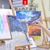 Lienzo Blanco Espeso de Algodón Puro para Pintura al Óleo 0.3cm Acrílico Gouache DIY Tablero de Pintura para Colorear Infantil Superficie de Papel Lienzo para Pintura al Óleo