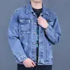 Nueva Chaqueta de Mezclilla Negra Primavera 2023 Chaqueta para Hombre Moda Coreana Solapa Resistente al Desgaste Chaqueta de Mezclilla Chaqueta para Hombre