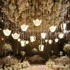 Nuevo Candelabro LED Luminoso para Techo de Boda Decoraciones Colgantes Aéreas para Escenario de Hotel y Banquetes Accesorios de Decoración de Boda Venta al por Mayor