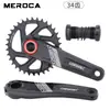 Bicicleta de Montaña Bielas Huecas Bielas Integradas CNC Bielas de Montaje Directo 32 Dientes 34 36 38t