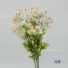 Ramo único de manzanilla artificial, 30 flores, transfronterizo, popular, para exhibición en el hogar, sala de estar, margarita, balcón, decoración fresca