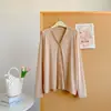 Cárdigan fino de color liso estilo coreano para primavera y otoño, adecuado para el verano, se puede combinar con un vestido tipo camisola, top protector solar y para el aire acondicionado
