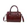Bolso Boston de alta gama para mujer, bandolera de hombro portátil retro combinable, estilo 2024