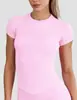 La popular camiseta de manga corta de secado rápido dfyn de ZORA, un top para fitness y running, ropa de yoga para mujer