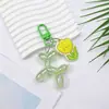 Chaveiro de cachorro balão estilo coreano moderno, pingente de pelúcia, chaveiro criativo fofo para carro, decoração de celular