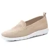 Zapatos de Mujer, Nuevo Estilo de Verano, Zapatos de Tela de Pekín, Zapatos Planos Casuales Transpirables Suaves, Zapatos Bajos Individuales, Zapatos de Madre con Suela Suave