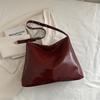Estilo Coreano Nueva Llegada Cuero Encerado al Aceite Gran Capacidad Bolso Tote Commuter para Mujer Moda Casual Estilo Perezoso Bolso de Hombro Bolso Cruzado Moderno