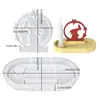 Bandeja Oval com Listras para Velas DIY Ferramentas de Moagem de Cola de Gotejamento Árvore de Natal Coelho Anjo Placa de Gesso Suporte para Velas Molde de Silicone